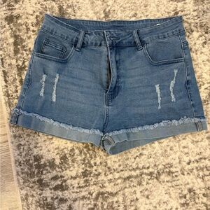 3/$40 New Denim Blue Women's Shorts—medium